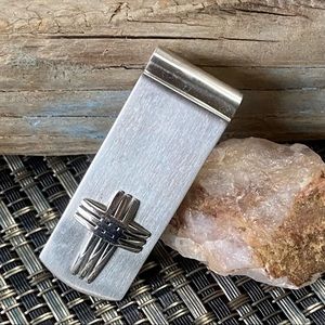 James Cavolini Stainless Steel 3D Cross Money Clip